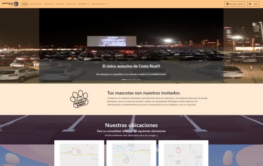 Desarrollado con Angular y Laravel
